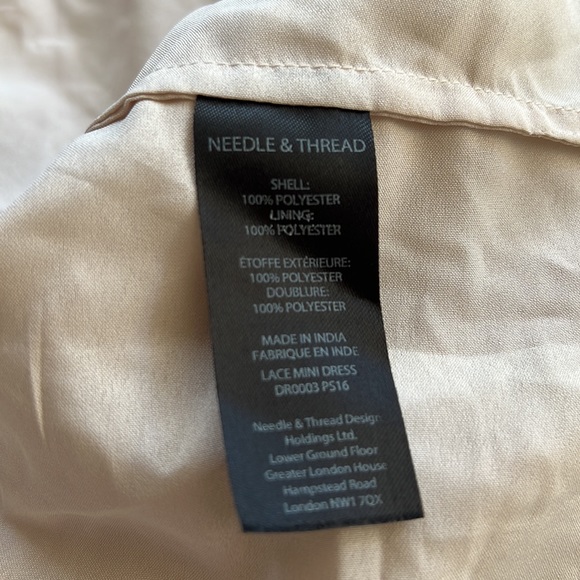 Needle&Tread Dress Size 2 Embellished Chiffon - Picture 16 of 17